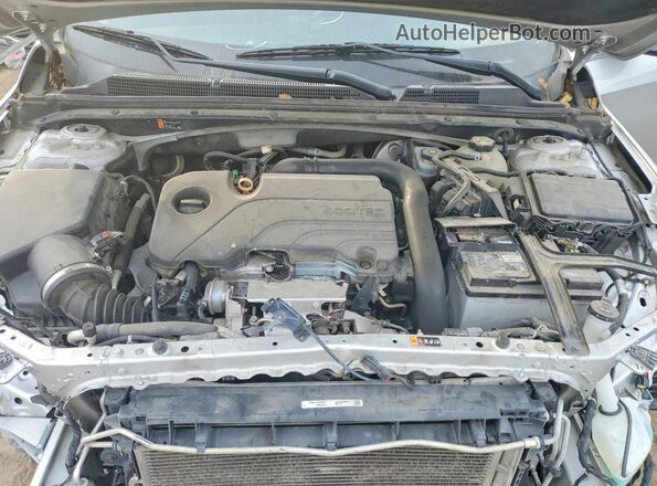 1G1ZD5ST8MF026356 2021 CHEVROLET MALIBU Серебряный Вид задней части салона