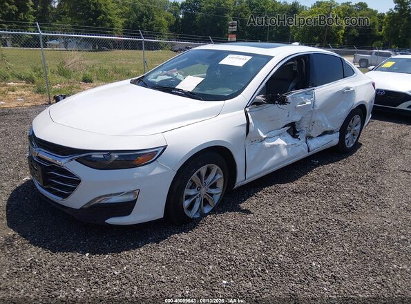 1G1ZD5ST8MF046476 2021 CHEVROLET MALIBU Белый Передняя левая четверть