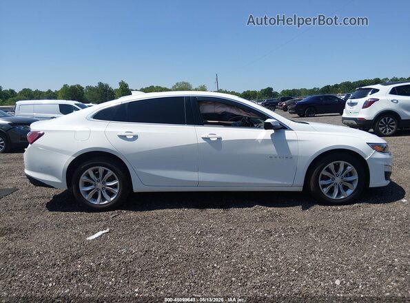 1G1ZD5ST8MF046476 2021 CHEVROLET MALIBU Белый Вид задней части салона