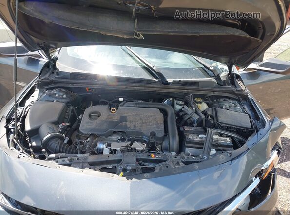 1G1ZD5ST8MF068364 2021 CHEVROLET MALIBU Серый Вид сзади