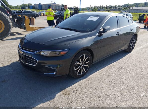 1G1ZD5ST9JF111444 2018 CHEVROLET MALIBU Black Przód lewy