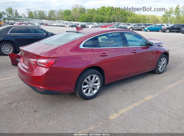 1G1ZD5ST9KF144249 2019 CHEVROLET MALIBU Красный Задняя правая четверть