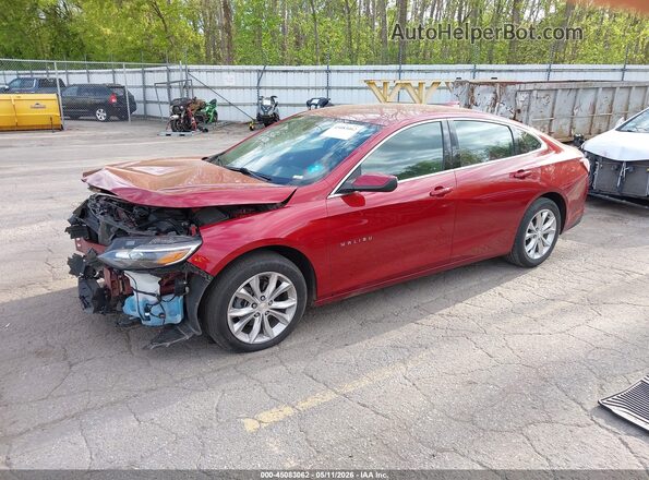 1G1ZD5ST9KF144249 2019 CHEVROLET MALIBU Красный Передняя левая четверть
