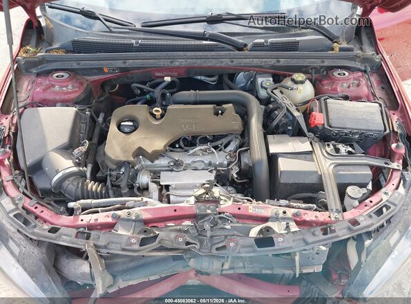 1G1ZD5ST9KF144249 2019 CHEVROLET MALIBU Красный Вид сзади