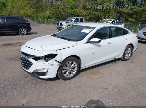1G1ZD5ST9LF086385 2020 CHEVROLET MALIBU White წინა მარცხენა ხედი სამი მეოთხედიდან