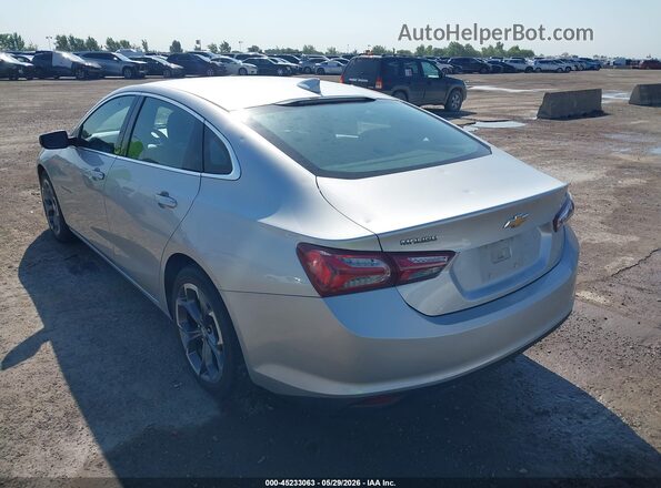 1G1ZD5ST9MF067983 2021 CHEVROLET MALIBU Silver Rear left