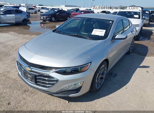 1G1ZD5ST9MF067983 2021 CHEVROLET MALIBU Silver Front left