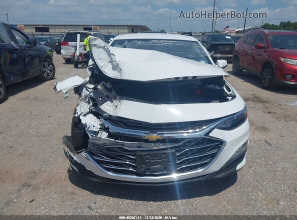 1G1ZD5ST9NF184951 2022 CHEVROLET MALIBU Белый Вид панели приборов