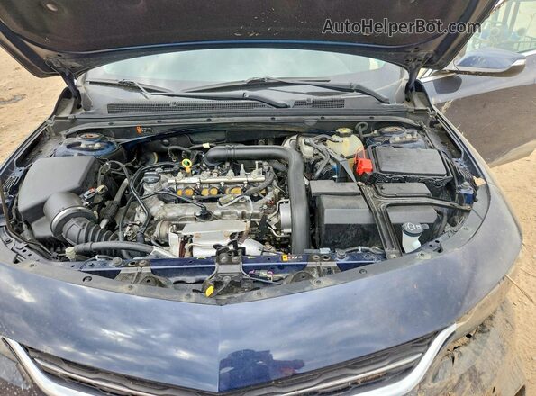 1G1ZD5STXJF215179 2018 CHEVROLET MALIBU Blue Vista interior trasera