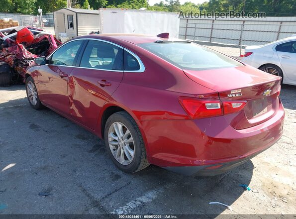 1G1ZD5STXJF242236 2018 CHEVROLET MALIBU Red Հետևի ձախ