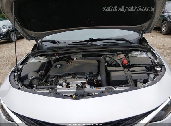 1G1ZD5STXKF110076 2019 CHEVROLET MALIBU Silver Вид ззаду