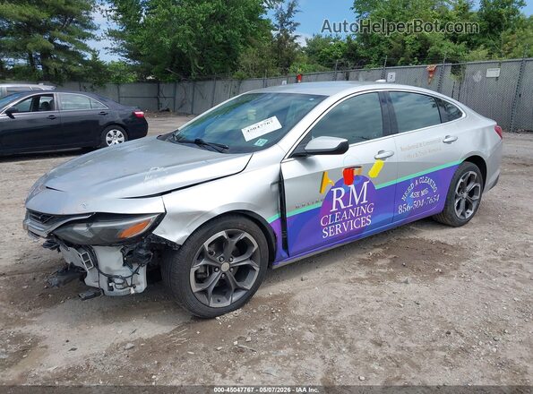 1G1ZD5STXNF126167 2022 CHEVROLET MALIBU Серебряный Передняя левая четверть