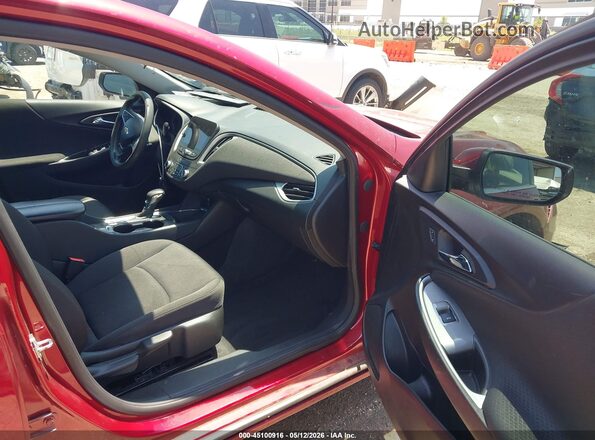 1G1ZD5STXNF178592 2022 CHEVROLET MALIBU Red Вид салону спереду