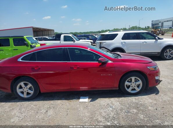 1G1ZD5STXNF178592 2022 CHEVROLET MALIBU Red Вид задньої частини салону