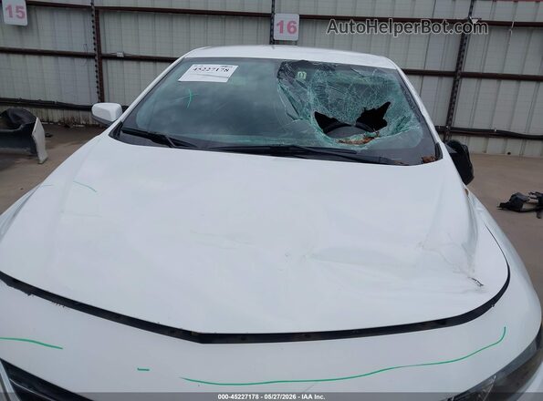 1G1ZE5ST3GF240933 2016 CHEVROLET MALIBU White წინა ხედი