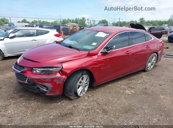 1G1ZE5ST5GF320203 2016 CHEVROLET MALIBU Red წინა მარცხენა ხედი სამი მეოთხედიდან