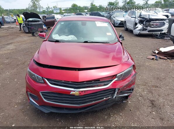 1G1ZE5ST5GF320203 2016 CHEVROLET MALIBU Red ხელსაწყოთა პანელის ხედი