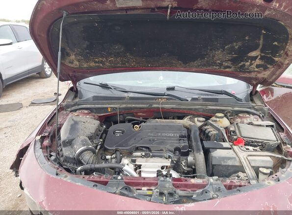 1G1ZE5ST7GF260084 2016 CHEVROLET MALIBU Red Widok z tyłu