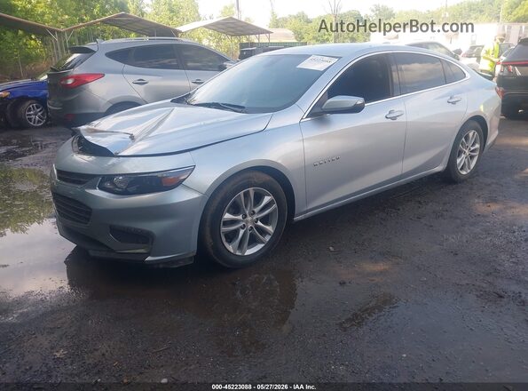 1G1ZE5ST8HF143969 2017 CHEVROLET MALIBU Silver წინა მარცხენა ხედი სამი მეოთხედიდან