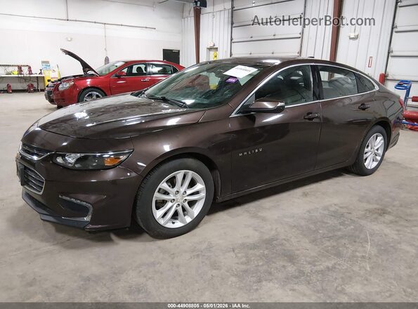1G1ZE5STXGF330418 2016 CHEVROLET MALIBU Brown 