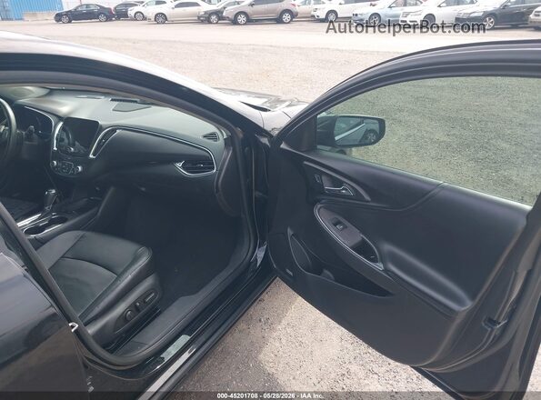 1G1ZE5STXGF345095 2016 CHEVROLET MALIBU Black Vista interior delantera
