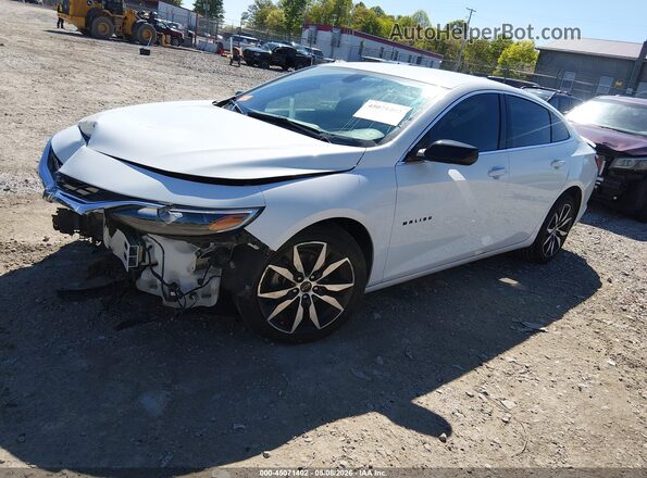 1G1ZG5ST0MF057835 2021 CHEVROLET MALIBU White წინა მარცხენა ხედი სამი მეოთხედიდან