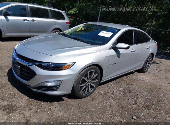 1G1ZG5ST1MF075485 2021 CHEVROLET MALIBU Silver Передня ліва чверть