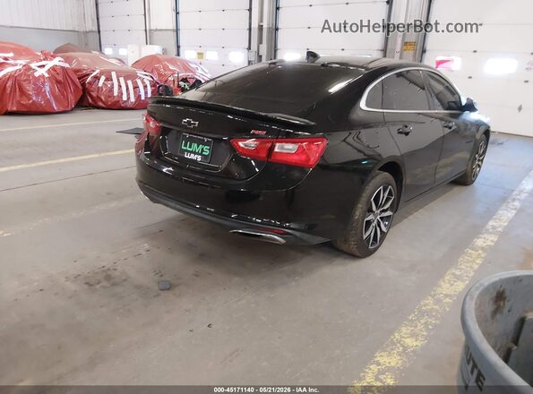 1G1ZG5ST2NF112545 2022 CHEVROLET MALIBU Черный Задняя правая четверть