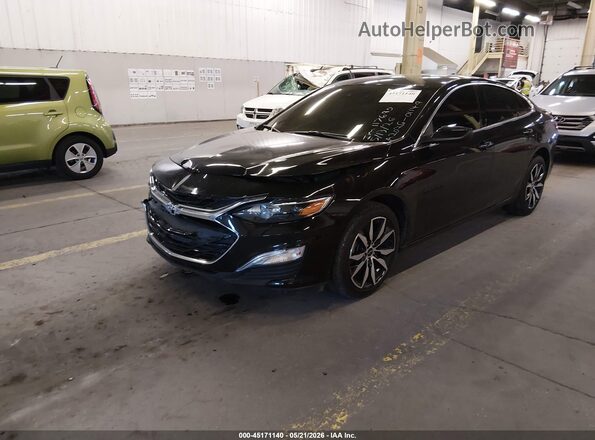 1G1ZG5ST2NF112545 2022 CHEVROLET MALIBU Черный Передняя левая четверть