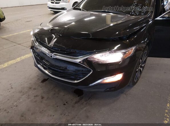 1G1ZG5ST2NF112545 2022 CHEVROLET MALIBU Черный Вид спереди