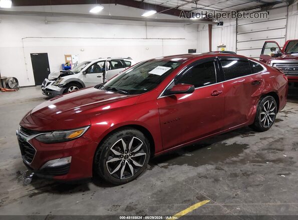 1G1ZG5ST3LF047783 2020 CHEVROLET MALIBU Красный Передняя левая четверть