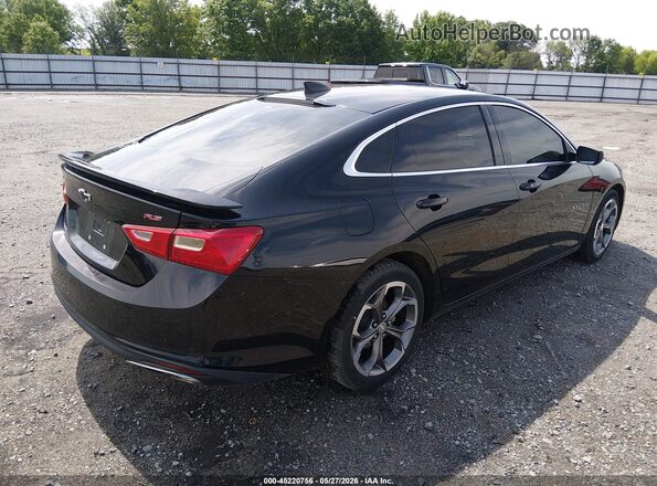 1G1ZG5ST4KF201285 2019 CHEVROLET MALIBU Black Trasero derecho