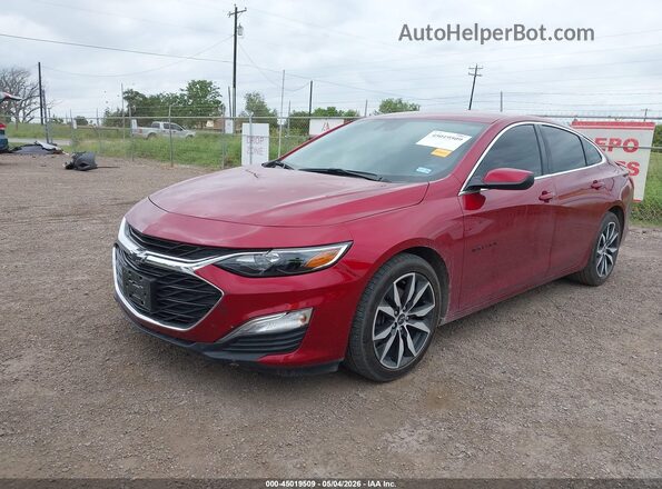 1G1ZG5ST5SF132591 2025 CHEVROLET MALIBU Red Առջևի ձախ երեք քառորդ տեսարան