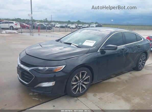 1G1ZG5ST9NF145512 2022 CHEVROLET MALIBU Черный Передняя левая четверть