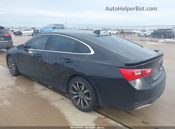 1G1ZG5ST9NF145512 2022 CHEVROLET MALIBU Черный Задняя левая четверть