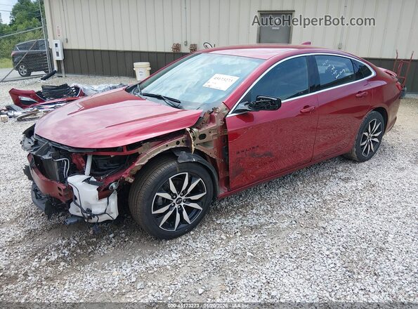 1G1ZG5STXMF044168 2021 CHEVROLET MALIBU Red Vista tres cuartos delantera izquierda