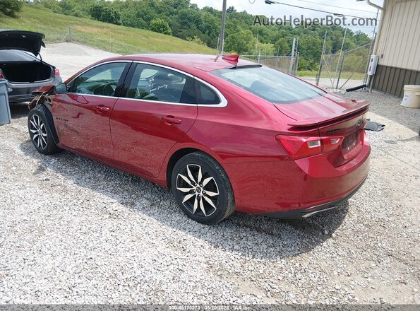 1G1ZG5STXMF044168 2021 CHEVROLET MALIBU Red Trasero izquierdo