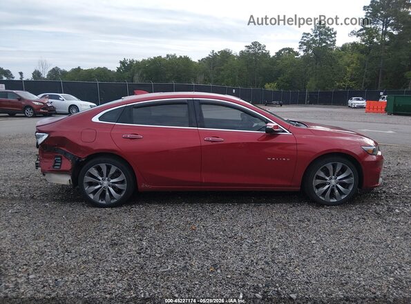 1G1ZH5SX0GF294099 2016 CHEVROLET MALIBU Red უკანა სალონის ხედი