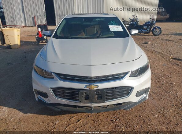 1G1ZH5SX4GF198590 2016 CHEVROLET MALIBU White Widok zestawu wskaźników
