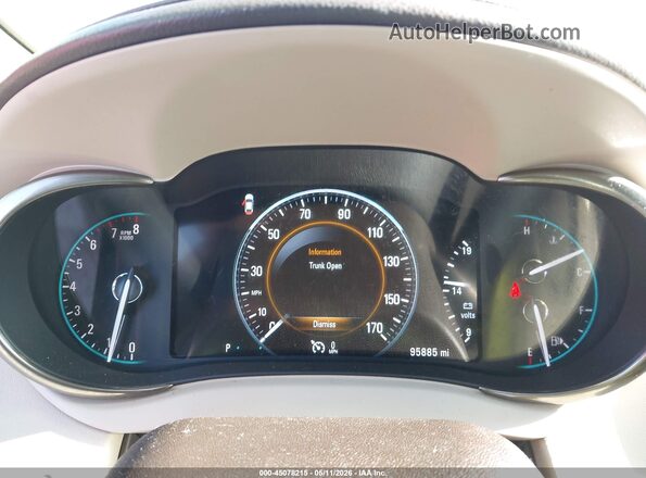 1G4G45G34GF260291 2016 BUICK LACROSSE Black Widok tylnych siedzeń