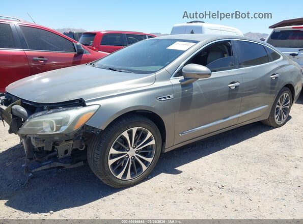 1G4ZN5SS5HU159262 2017 BUICK LACROSSE Gray Առջևի ձախ երեք քառորդ տեսարան