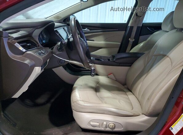1G4ZP5SS8HU182853 2017 BUICK LACROSSE Maroon Front interior view