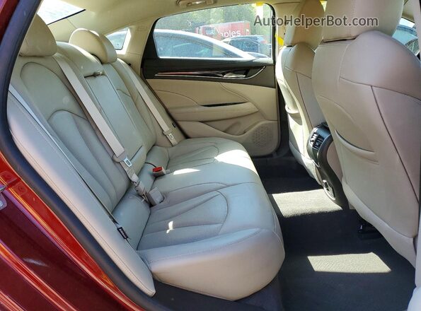 1G4ZR5SS0HU172425 2017 BUICK LACROSSE Red Rear seats view