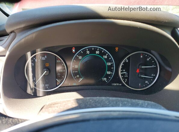 1G4ZR5SS0HU172425 2017 BUICK LACROSSE Red Instrument cluster view
