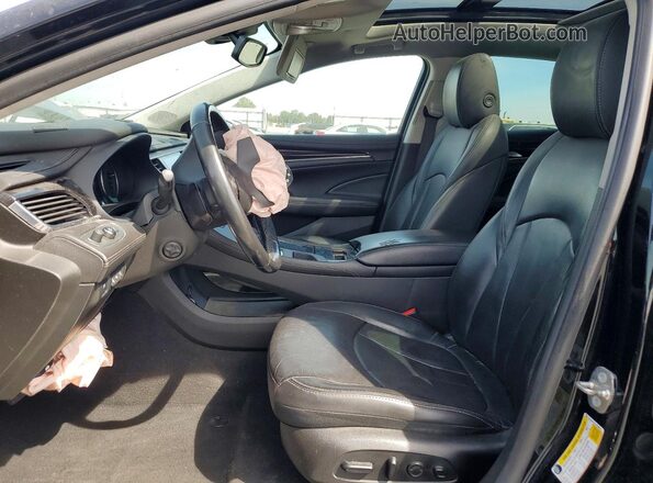 1G4ZR5SS7HU209924 2017 BUICK LACROSSE Black Widok wnętrza z przodu