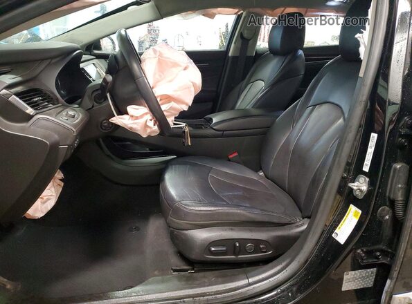 1G4ZS5SS2JU123561 2018 BUICK LACROSSE Black Вид салону спереду