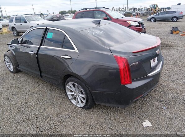 1G6AA5RX1J0157832 2018 CADILLAC ATS Gray Trasero izquierdo