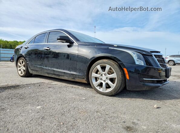 1G6AB5SS4G0106605 2016 CADILLAC ATS Black Przód prawy