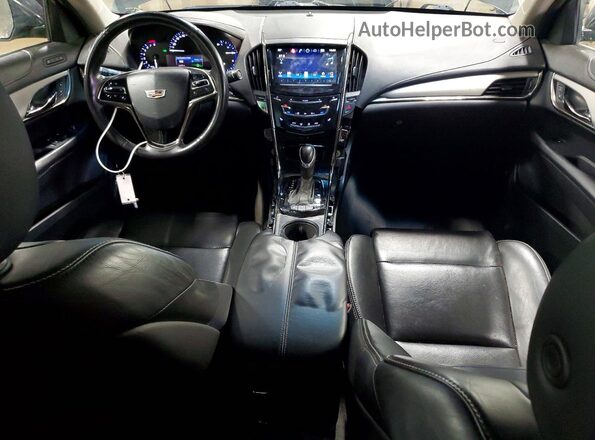 1G6AH5RX2G0146133 2016 CADILLAC ATS Черный Вид панели приборов