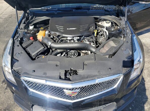 1G6AN5RY9H0202734 2017 CADILLAC ATS-V Black Սալոնի հետևի տեսք